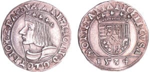 Lorraine - Duché de Lorraine - Antoine - Teston 1534 (Nancy)