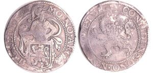 Pays-Bas - Kampen (ville de) - Ecu ou daldre au lion 1576 (Dordrecht) Pays-Bas - Kampen (ville de) - Ecu ou daldre au lion 1576 (Dordrecht)