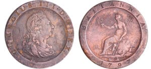 Grande-Bretagne - George III (1760-1820) - Penny 1797 Grande-Bretagne - George III (1760-1820) - Penny 1797