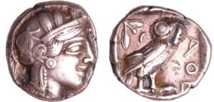 Attique - Athènes - Tétradrachme (449-413 av. J.-C.) époque de Marathon