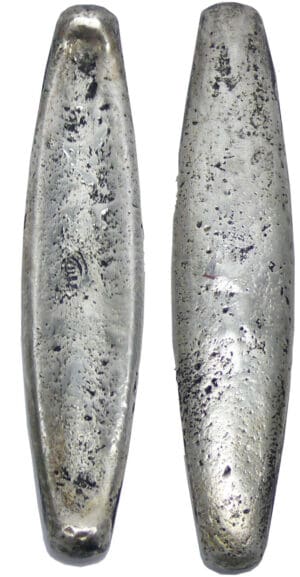 Asie - Lingot de change d'opium en argent Asie - Lingot de change d'opium en argent