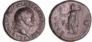 Titus - Sesterce (72-73, Rome) Titus - Sesterce (72-73, Rome)
