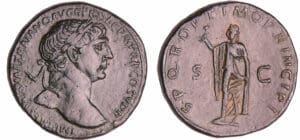 Trajan - Sesterce - (80, Rome) - L'Espérance Trajan - Sesterce - (80, Rome) - L'Espérance