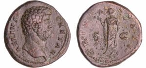 Aelius - Sesterce (137, Rome) - L'Espérance Aelius - Sesterce (137, Rome) - L'Espérance