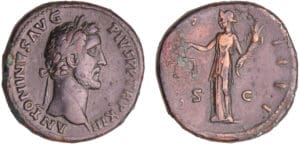 Antonin le Pieux - Sesterce (149, Rome) - L'Equité Antonin le Pieux - Sesterce (149, Rome) - L'Equité