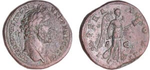 Antonin le Pieux - Sesterce (143, Rome) Antonin le Pieux - Sesterce (143, Rome)