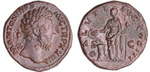 Marc Aurèle - Sesterce (169, Rome) - La Santé
