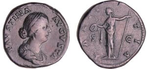 Faustine jeune - Sesterce (161-175, Rome) - La Joie