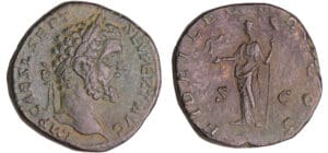 Septime Sévère - Sesterce (195-196, Rome) - La Foi Septime Sévère - Sesterce (195-196, Rome) - La Foi