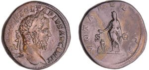Géta - Sesterce (211, Rome) - Géta sacrifiant