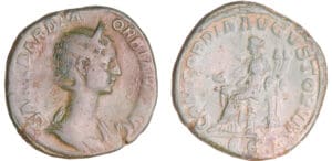 Orbiane - Sesterce (225, Rome) - La Concorde Orbiane - Sesterce (225, Rome) - La Concorde