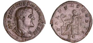Maximin 1er - Sesterce (236-238, Rome) - La Santé