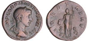 Gordien III - Sesterce (241-243, Rome) - La Liberté
