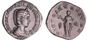 Otacilie - Sesterce (245-47, Rome) - La Piété