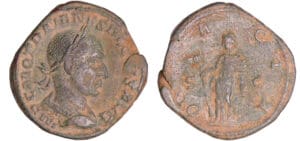 Trajan Dèce - Sesterce (251, Rome) - La Dacie Trajan Dèce - Sesterce (251, Rome) - La Dacie