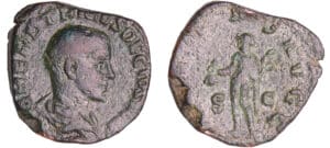Hérennius - Sesterce  (251, Rome) - Mecrure