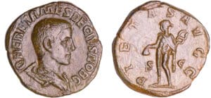 Hérennius - Sesterce  (251, Rome) - Mecrure