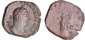 Valérien - Sesterce (255-258, Rome) - La Félicité