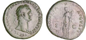 Domitien - As (90-91, Rome) - La Monnaie Domitien - As (90-91, Rome) - La Monnaie