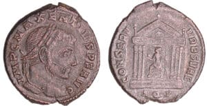 Maxence - Follis (308-310, Aquilée) Maxence - Follis (308-310, Aquilée)