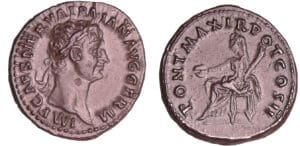 Trajan - Denier (98, Rome) - Vesta Trajan - Denier (98, Rome) - Vesta