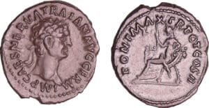 Trajan - Denier (98, Rome) - L'Abondance Trajan - Denier (98, Rome) - L'Abondance