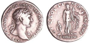 Trajan - Denier - (113, Rome) - L'Abondance Trajan - Denier - (113, Rome) - L'Abondance