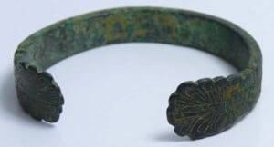 Romain - Bracelet en bronze (Palmes)  - 100 / 300 ap. J.-C.