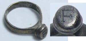 Romain - Bague en argent  - 200 / 400 ap. J.-C.