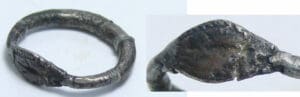Romain - Bague en argent  - 200 / 400 ap. J.-C.