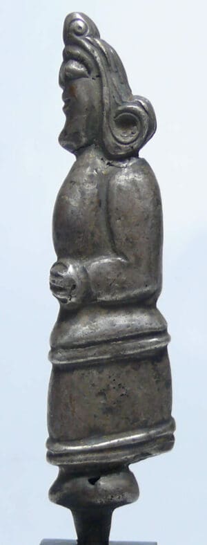 Iran - Sassanide - Manche de couteau en argent - 600 / 700 ap. J.-C.
