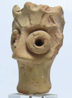 Hittite - Buste d'idole en terre cuite - 1600 / 1800 av. J.-C.