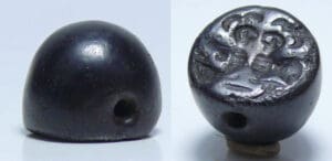 Sassanide - Cachet en ématite - 600 / 700 ap. J.-C.