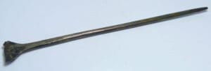 Précolombien - Pérou - Civilisation Inca - Grande spatule en argent - 1450 / 1600 ap. J.-C.