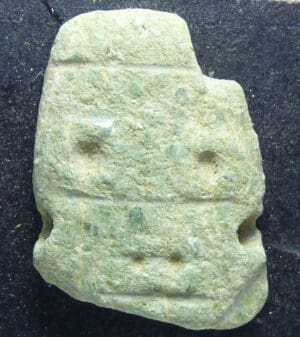 Précolombien - Mexique (région du Guerrero) - Epoque Maya - Fragment de hâche en jade - 1000 ap. J.-C. 