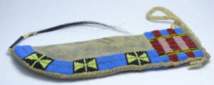 Amérique du Nord - Etui en peau - Art indien - 1800 / 1900 ap. J.-C.