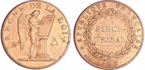Convention (1792-1795) - Pièce d'essai au module de 2 sols 1793