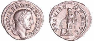 Alexandre Sévère - Denier (232, Rome) - La Prévoyance