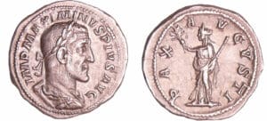 Maximin 1er - Denier (325-6, Rome) - La Paix