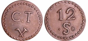Louis XVIII (1815-1824) - Mines d'Aniche - 12 sous SD
