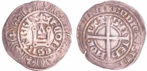 Duché de Lorraine - Bar (comté de) - Henri IV - imitation de gros à la couronne de celui de Philippe VI de France (Saint-Mihiel) Duché de Lorraine - Bar (comté de) - Henri IV - imitation de gros à la couronne de celui de Philippe VI de France (Saint-Mihiel)