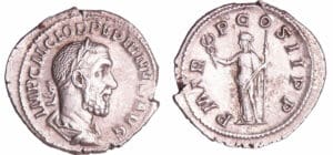 Pupien - Denier - (238, Rome) - La Paix
