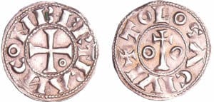 Languedoc - Comté de Toulouse - Bertrand - Denier Languedoc - Comté de Toulouse - Bertrand - Denier