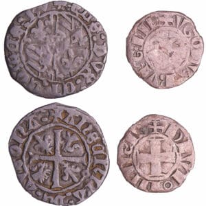 Duché de Bourgogne - Lot de 2 monnaies Duché de Bourgogne - Lot de 2 monnaies