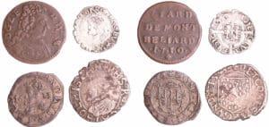 Franche-Comté - Lot de 4 monnaies Franche-Comté - Lot de 4 monnaies