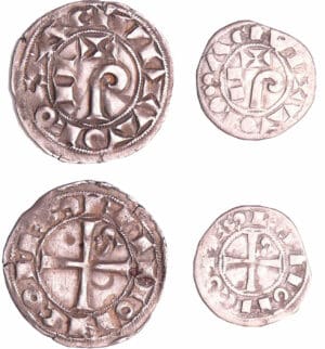 Languedoc - Toulouse - Alphonse de France - Denier et obole Languedoc - Toulouse - Alphonse de France - Denier et obole