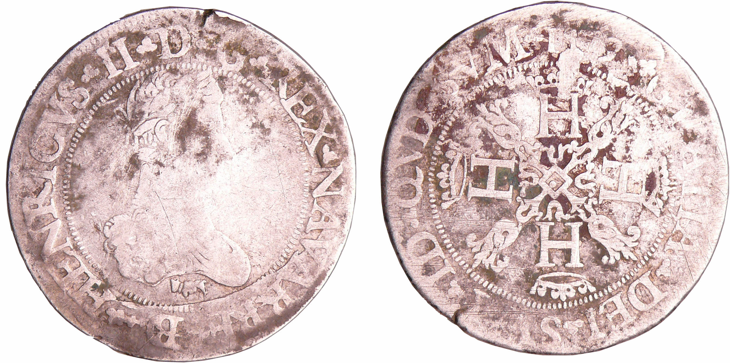 Navarre - Henri III de Navarre, II de Béarn - Franc 1579 (Pau) Navarre - Henri III de Navarre, II de Béarn - Franc 1579 (Pau)
