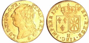 Louis XVI (1774-1792) - Louis d’or au buste nu - 1786 H (La Rochelle)