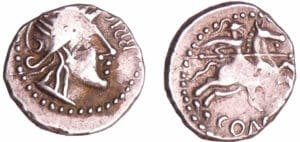 Narbonnaise - Denier au cavalier (vallée du Rhône) (100 av. J.-C.) Narbonnaise - Denier au cavalier (vallée du Rhône) (100 av. J.-C.)