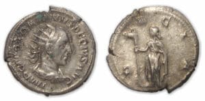 Trajan Dèce - Antoninien (250-251, Rome) La Dacie